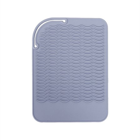 Varmt hårverktøypute for rettetang Varmebestandig silikonmatte