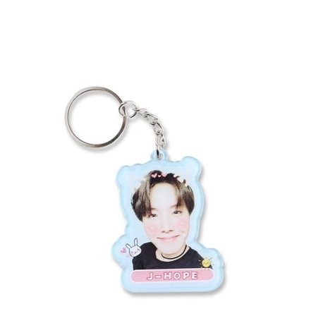 J-hope Zheng Hussein BTS Skuddsikker gutt Ayl nøkkelring Live nøkkelring anheng IC
