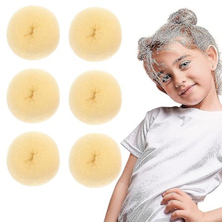 6 stk. Donut Hårknold Maker Til Børn, Balletknold Maker Hår Donut Knold Maker Til Voksne Nem Knold Hårknold Maker