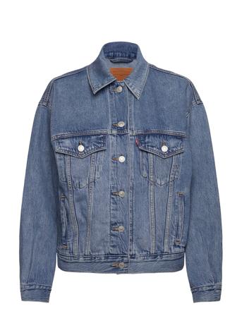 90S Trucker Soft As Butter Mid Farkkutakki Denimtakki Sininen LEVI ́S Women