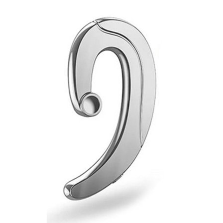 Bluetooth Headset Trådlöst In-Ear On-Ear Sports Bone Silver