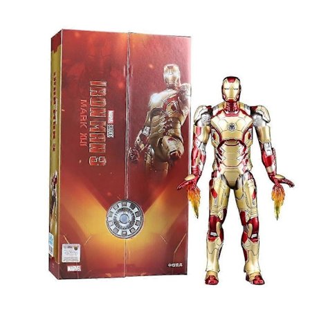 ZD toys Iron Man Action Figur Iron Patriot MK1-7 MK17 MK33 MK85 MK30 War Machine Legends Avengers Tony Stark Samle legetøj Gave-Perfekt