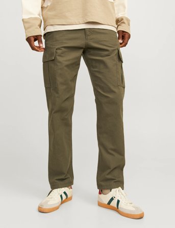Jack & Jones Jpstkane Barkley Cargo Pant Noos - Khaki green - 28 x 30
