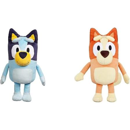 Bluey Bestevenn Og Bingo Ekstra Stor 18 Tommers Plysj Offisiell Samleobjekt Kosedyr Jumbo Myk Leketøy