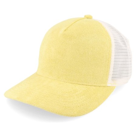 Equip - Gelb trucker Cap - Terry Yellow A-frame Trucker @ Hatstore