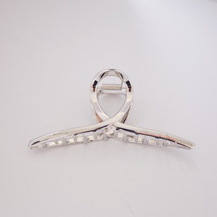 1 ST Hårklemmer Guld Metal Klemmer Stor Hårklemme til Tykt Tyndt Hår Hårtilbehør til Kvinder og Piger