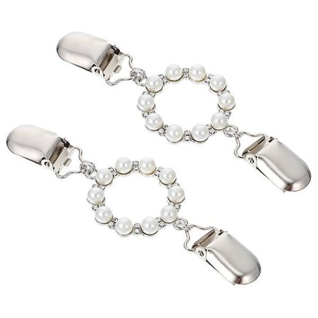 2st dekorativ krage säkerhetsnål Scarf Clip Pin Cardigan Brosch Pin