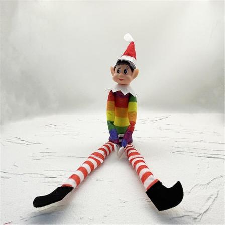 Joulun tuhma pitkäjalkainen aikuisten tonttupöytäkoristeet joulupuiden rekvisiittatarvikkeet style 2