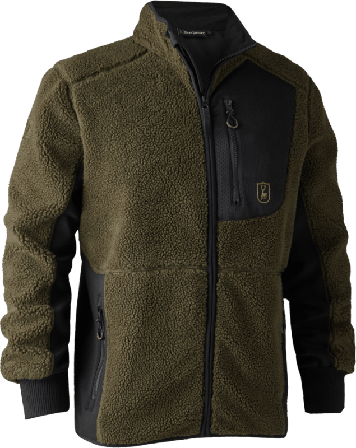 Deerhunter Men ́s Rogaland Fiber Pile Jacket Mid layer tops Green XL