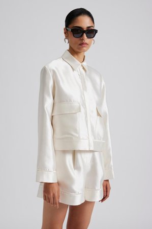 Malina - Juliana overshirt - XL - White
