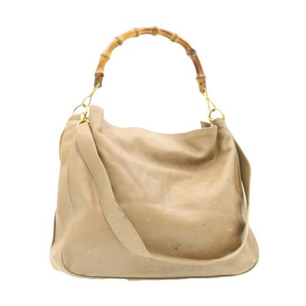 Gucci Vintage, Pre-evening Leather Shouler Bags Bruin, Dames, Maat:ONE Size