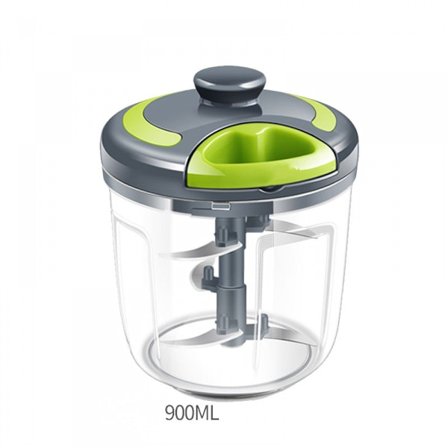 Manuel madhakker trækstreng, håndmadhakker, løgskærer, hvidløgsslaphakkerpresse, manuel madprocessor grøntsagshakker