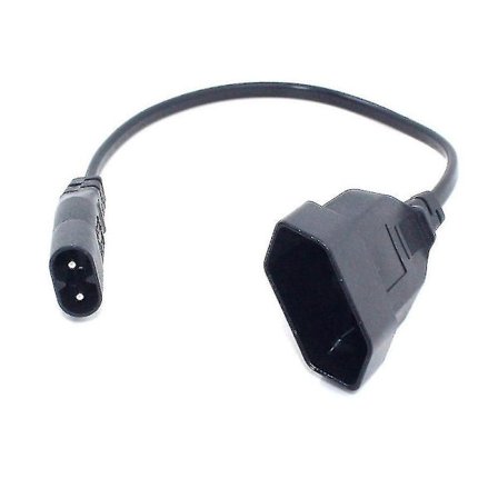 C8 Hane Till Europa Schoko CEE7/16 Uttag Hona Uttag Strömförlängningskabel För PDU UPS 35cm