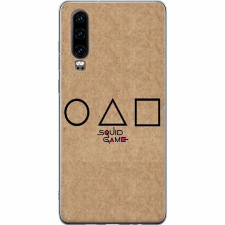 Huawei P30 Genomskinligt Skal Squid Game
