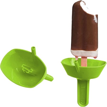 Droppfria Popsicle-hållare Kladdfria Frysta Godis-hållare Med Sugrör För Barn