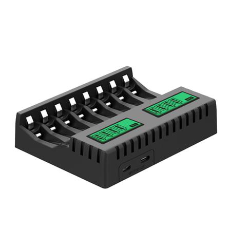 Batteriladdare Aa/aaa Uppladdningsbara Batterier Laddar Plast