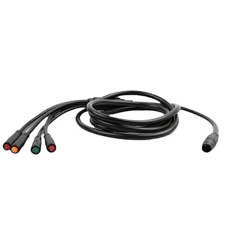 Elektrisk sykkelkabel 1 til 4 ledningsnett Hovedkabel Vanntett kontakt for elektrisk sykkel Gass LCD-brems