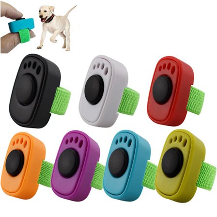 7-pak Hundetræningsklikker – Klikker til Hund & Kat, Træningshjælpemiddel