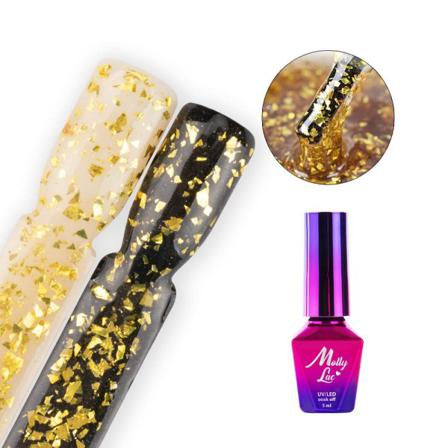 Mollylac - Jack Top - Golden - 5ml - Uv-gel/led -topplack Multifärg