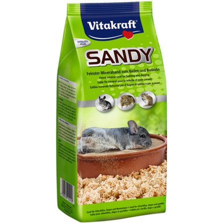 Vitakraft - Sandbadesand chinchilla beige 1 kg - Smådyr - Bunnstrø og bomateriale - Badesand og chincillasand - ZOO.no