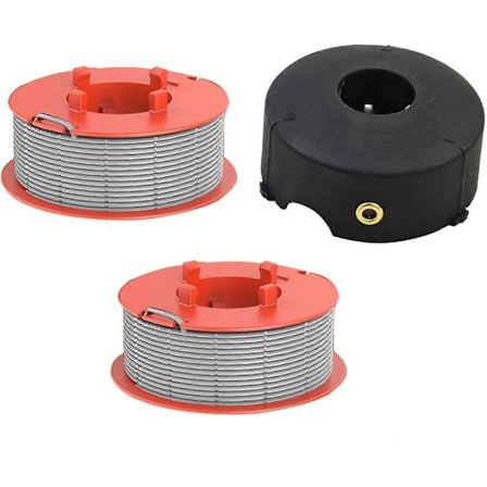 For Bosch ART 23 COMBITRIM / ART 26 COMBITRIM Gressklipper 2 Spole Trådspole + 1 Spolehette, F016800175 / F016L71088