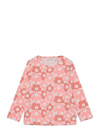 Ouli Unikko Ii T-shirts Long-sleeved T-shirts Korall Marimekko*Betinget Tilbud