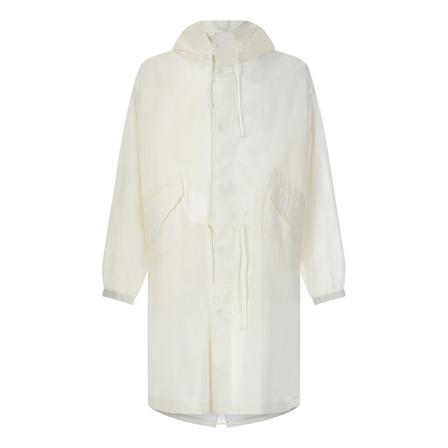 Jil Sander, Rain Jackets Wit, Heren, Maat:M