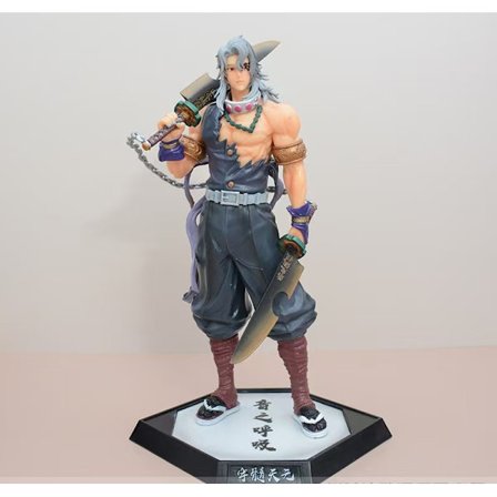 Ghost Slayer Blade Formet Tianyuan Lydsøjle Anime Håndholdt Model Ornament