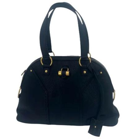 Yves Saint Laurent Vintage, Pre-owned Leathershoulder-bags Zwart, Dames, Maat:ONE Size,leer