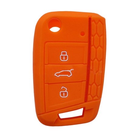 Bilnøkkeletui Nøkkelvesken deksel ORANSJE