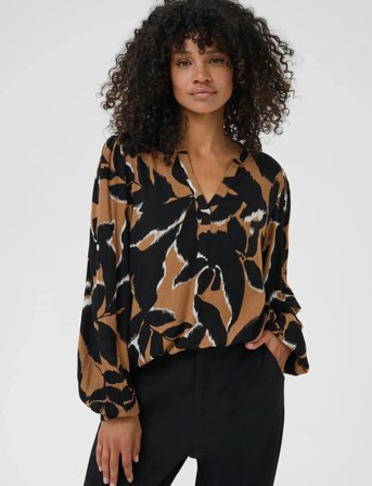 Kaffe Kabeate Amber Blouse - Beige - 42