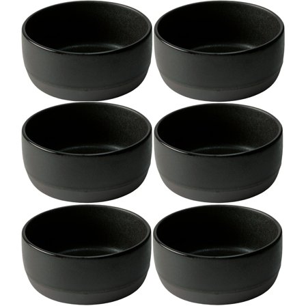 Aida RAW kulho 13,5 cm, 6 kpl, titanium black