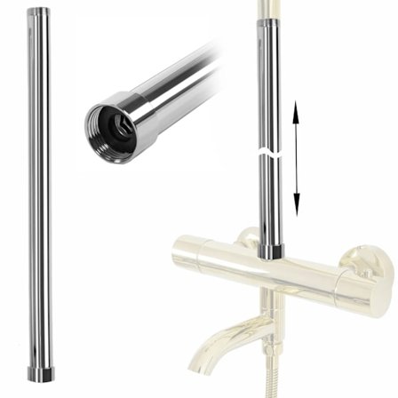Förlängning till badkar- och duschset KROM 50 cm