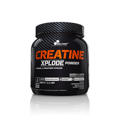 Kreatinblandning Olimp Sports Nutrition Creatine Xplode Kreatinblanding 500 g, Orange - Bodyman.dk