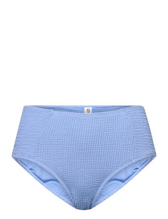 Audny High Waist Bikini Briefs Becksöndergaard Blue