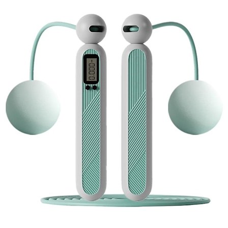 Tellende trådløs hoppetau for voksne, elektronisk med dobbelt formål