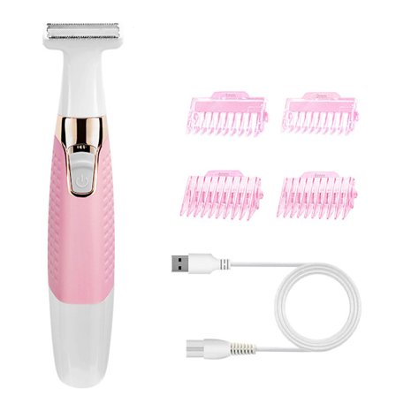 Elektrisk damebarbermaskine, øjenbryns trimmer, armhule og benhår barbermaskine, dameepilator