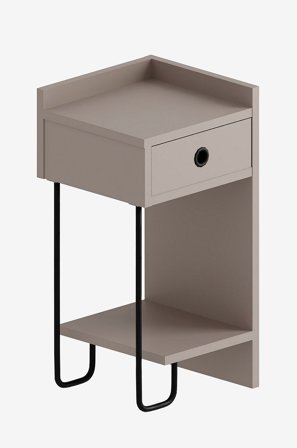 Homitis - Sängbord höger Sirius - Beige - Sängbord - Från Homeroom