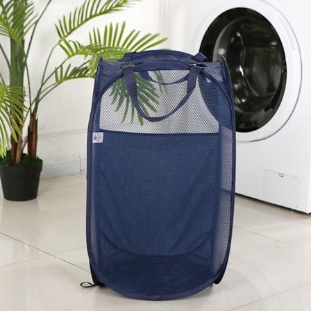Laundry Basket Laundry Bag NAVY
