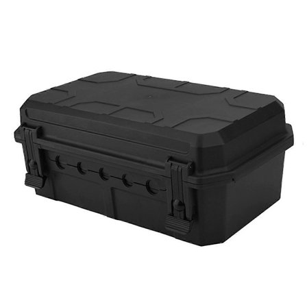 Værbestandig koblingsboks for utendørs bruk, Ip54 vanntett skjøteledningsboks, elektrisk boks for å beskytte svart