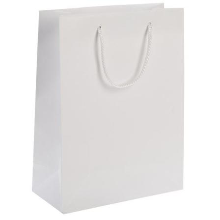 6-pack Presentpåse Med Snörhandtag Vit 22x10x29 Cm