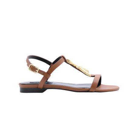 Patrizia Pepe, Sandaal Bruin, Dames, Maat:36 EU