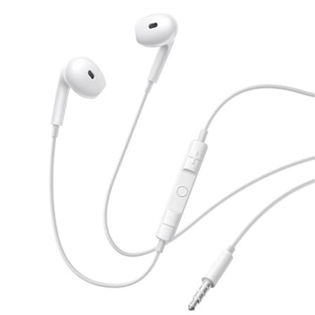 Baseus Encok HZ19 Trådat In-Ear Headset 3,5mm - Vit