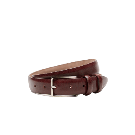 John Henric Leather Belt Skärp Herr Brun 85