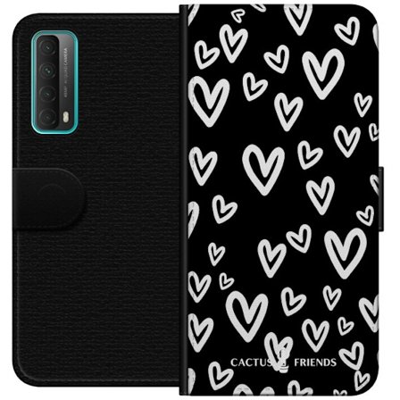 Yhteensopiva Lompakkokotelo Huawei Huawei P smart 2021 Cactus and Friends - Handdrawn Love Chaos