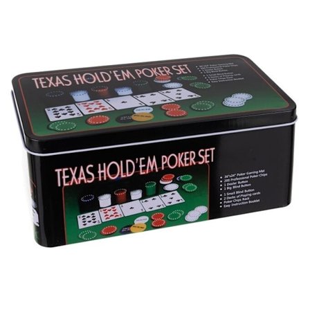 Pokerisetti Texas Hold'em, 200 pelimerkkiä