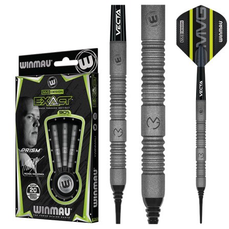 Winmau MvG Exact Soft Tip Darts 20g/23.5g - 90% Tungsten Steel Tip Darts - Professional Darts - Michael van Gerwen Darts
