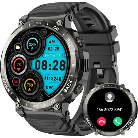 Smart Watch Herre Smart Watch med Tale - Vandtæt Bluetooth Sm