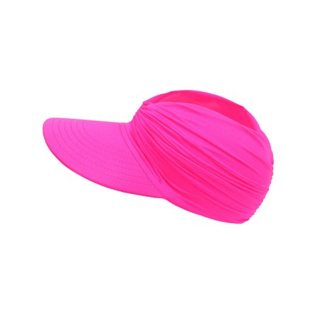 Visor Hat, Solhatt Dame Solbeskyttelse Strandhatt Bred Bremskjerm Solhatt med UV-beskyttelse for Sport Golf Tennis Utendørs Strand 56-65CM