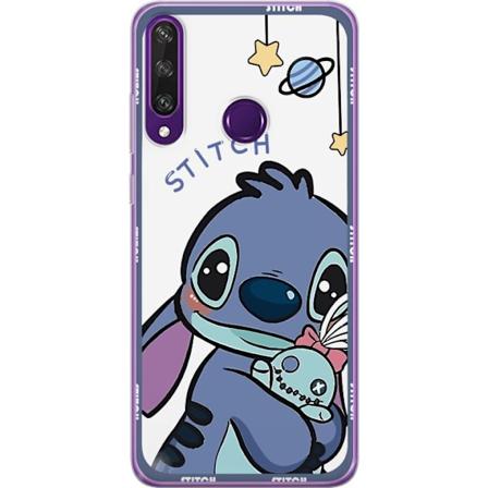 Huawei Y6p Genomskinligt Skal Stitch rymden